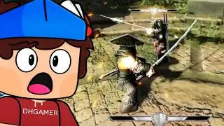 DHGamer Tries Roblox Dueling Grounds...