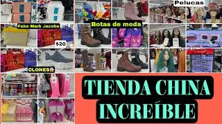 Tienda China en USA. Encontré clones espejo😱. Pelucas naturales, extensiones y Zapatos preciosos💥