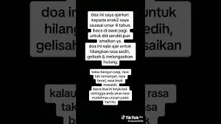 Doa Permudahkan Urusan Seharian | hilangkan kegusaran dalam diri, masalah, sedih pada pagi hari.