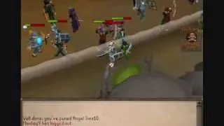 Runescape FFA Clan Wars (Drarol lvl. 60  VS.  lvl 69 Ranger)
