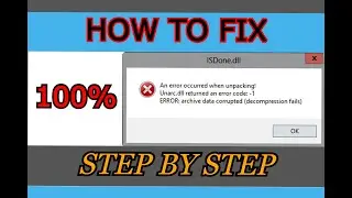 isdone.dll error archive data corrupted | isdone dll error while installing games