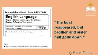 HOW TO ANSWER EDEXCEL PAPER 1 QUESTION 3 | GCSE ENGLISH LANGUAGE