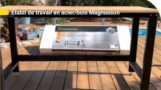 Avis Consommateur : Etabli de travail en acier/bois Magnusson | Castorama