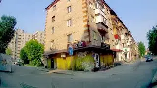 Движение на автомобиле по Тюмени до магазина на Фабричной и на Киевскую