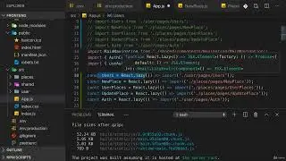7. Adding Code Splitting to React. 
