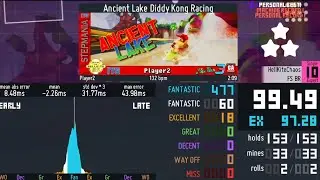 ITG - Ancient Lake (Diddy Kong Racing) [10] - [60w- 18e] - 99.49