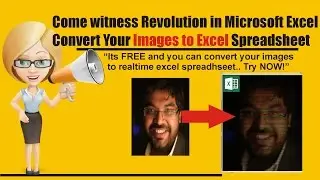 Convert Images in Realtime Microsoft Excel