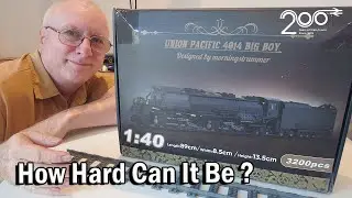 Is Building a 3200 Piece BIG BOY Locomotive REALLY That Hard ? Part 1