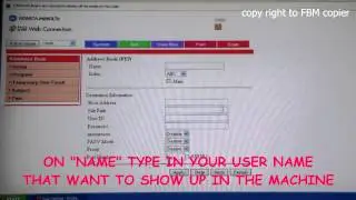 How to Setup FTP Scan on Konica Minolta C350 - 450 Using UI from Computer