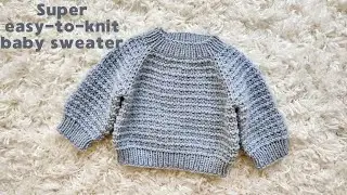 Free video tutorial for The Skylar Baby Pullover from SeventhSedge. Size 0-3 months.