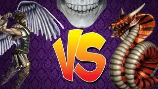 Heroes of Might and Magic III.  Archangel vs Asp
