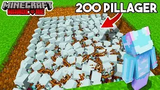 J’ai construit les fermes les plus DANGEREUSES sur Minecraft Hardcore..