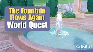 The fountain flows again 