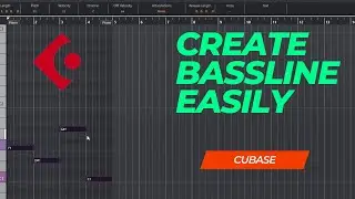 Cubase Quick Tip | Create Bassline Easily Using This Method