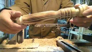 Сделал ручки для шампура