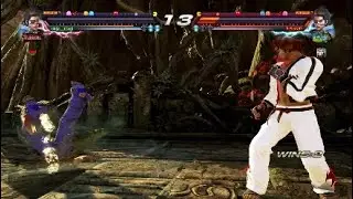 Hwoarang RFS D4 Block Punish with B3 Combo