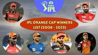 All Orange cap Winners of IPL (2008-2023) #cricket #ipl