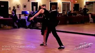 American Rhythm Bolero Show Dance at JEAN MICHEL'S LET'S DANCE