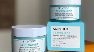 REVIEW SKINTIFIC 5X Ceramide Barrier Repair Moisture Gel - Pelembab RECOMMENDED | Ayu Lukman