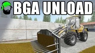 Farming Simulator 17 Courseplay Tutorial - How to unload BGA silo with courseplay