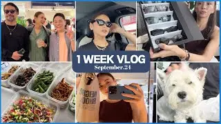 【1週間VLOG】夫とイベント参加、出張パッキング、雑誌撮影、作り置き、爆買いも！？お届けします♪