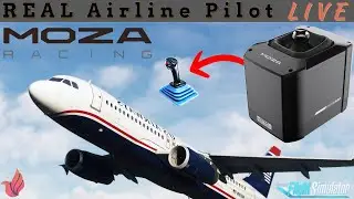 Moza Force Feedback | Airbus Sidestick | REAL Airline Pilot | Fenix A320 | #msfs2020 #mozaracing