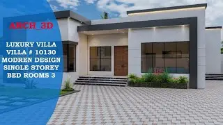 Small Modern Villa | Revit Modelling | Modern House | Elevations Design #architecture