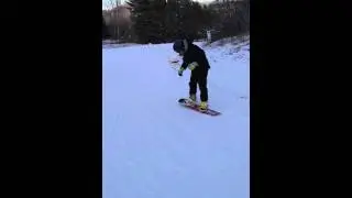 Anthony snowboarding