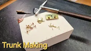 DIY Leather Trunk Making. Wood carcass Set-up