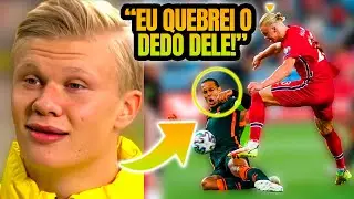 VEJA 4 JOGADORES QUE SE MACHUCARAM AO TENTAR MARCAR O HAALAND