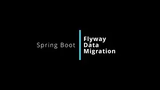 How to migrate the database in spring boot using flyway?