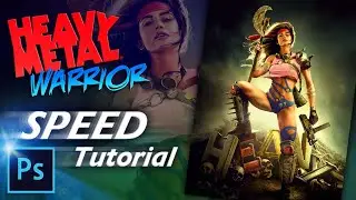 HEAVY METAL Warrior: Photo Manipulation Speed Tutorial