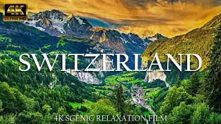 Flying Over Switzerland 4k - Switzerland Travel