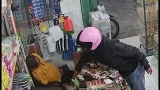 رجل يحاول ان يسرق انظر ماذا يحدث