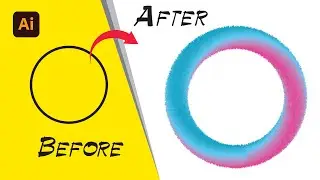 How to create a realistic fur effect in adobe illustrator tutorial 2023 | TC Graphic