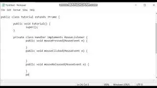 Java Game Programming Tutorial: Mouse Input