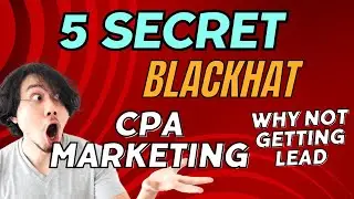 5 Reason not Working Blackhat cpa marketing