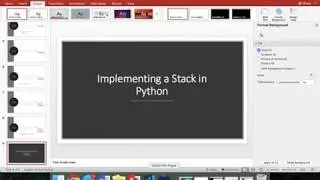 Discussing and Implementing a Stack in Python