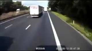How not to join a slip road!