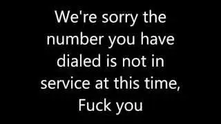 Falling in Reverse - Pick Up The Phone (Lyrics)