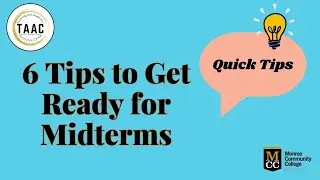 6 Tips to Get Ready for Midterms 1