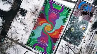 Аэросъемка спортивной площадки