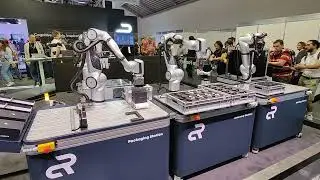 Automatica 2023 - Agile Robotics - Diana 7 - Assembling and Packaging Robot Models