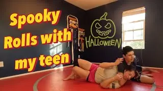 177- Jiu Jitsu with my wrestler son 