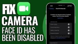 How To Fix: A Problem was Detected with the true depth camera FaceID has been disabled
