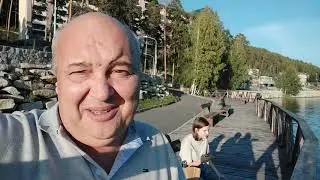 Тургояк. Золотой Пляж. Август 2021.Пятница вечер
