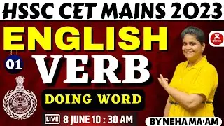HSSC CET MAINS 2023  || English Special Class - DOING WORD   || Neha Ma'am || Vatican Institute ||