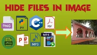 How to hide files in image using CMD.