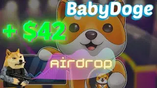 Baby Doge Coin: Airdrop + Абуз / $42 на основной аккаунт + $10 за реферала / Аирдроп / Криптовалюта