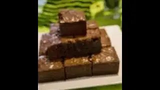 eating a brownie
